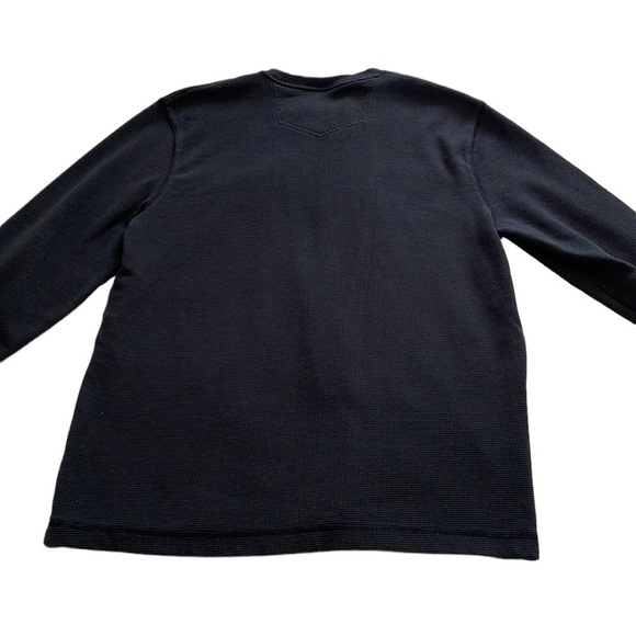 Eddie Bauer Thermal Crew Neck Shirt Long Sleeve Waffle - Size Large - Picture 3 of 11
